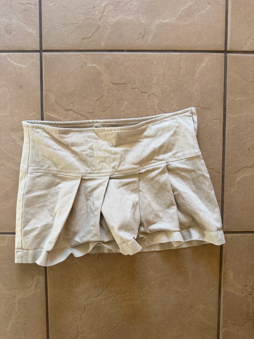 Y2K My Michelle Tan Khaki Skort